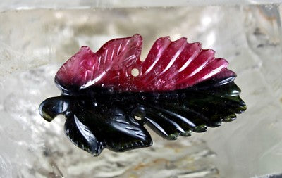 Certified Natural Multi Tourmaline Leaf 54.90ct Pendant Brooch For Designing