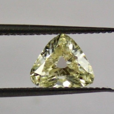 Certified Fancy Natural Diamond Trillion 1.29ct Cut Stone For Ring Pendant