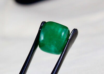 Certified Gtl 10mm Natural Emerald Bead Carat Weight 11.39ct Round Pendant