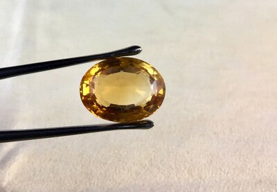 Natural Yellow Citrine 26.32ct Oval Cut 3pcs Gemstone Earrings Pendant Set
