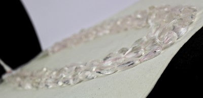 Certified Natural Pink Aquamarine Faceted Tumble Beads 992ct Necklace