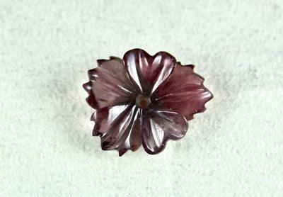 Natural Tourmaline Carved Flower Gemstone 24.40 Ct Ring Pendant Design For Women
