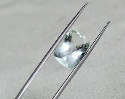 Natural Blue Aquamarine 5.62ct Cushion Gemstone For Ring Pendant