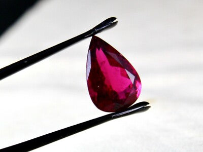Certified Natural Rubellite Pink Tourmaline Pear Cut 61.20 Ct Loose Gemstone Set