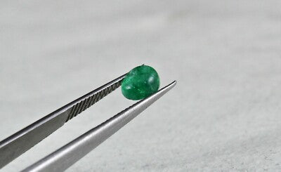 Natural Ruby 3.13ct Emerald Blue Sapphire Cabochon Multi Gem Ring