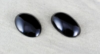 Certified Natural Red Garnet Oval Cabochon Pair 94.70ct 30x20mm Loose Gemstone