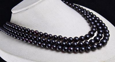 Natural Red Garnet Round Beads Necklace 1451 Ct Gemstone Beaded Fashion Jewelry