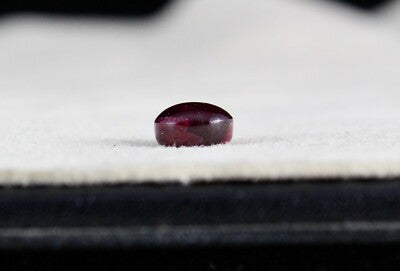 Certified Natural 6 Line Star Ruby Round Cabochon 2.66ct Gemstone For Ring