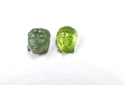 Natural Multi Tourmaline 19.97ct Carved Buddha Gemstone For Designing