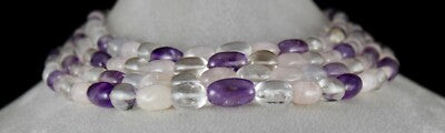 Multi Natural Semi Precious Gemstone Necklace 1080 Cts Fashion Beads Cabochon