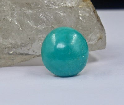 Natural Blue Turquoise Oval 18mm 17.67cts Gemstone Ring Pendant