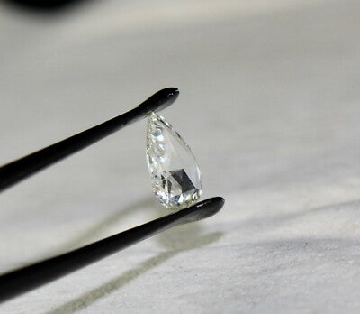 Certified Natural Diamond Rose Cut 1.31ct Pear Shaped Stone For Ring Pendant