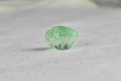 Certified Natural Colombian Emerald 13x11mm 8.12 Ct Oval Cut Gemstone Ring