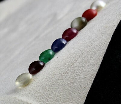 Certified Natural Ruby Emerald Sapphire Coral Pearl 38.65cts Loose Stone