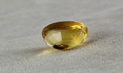 Yellow Citrine Oval Cut 20x13mm 20.78ct Loose Gemstone Ring Pendant