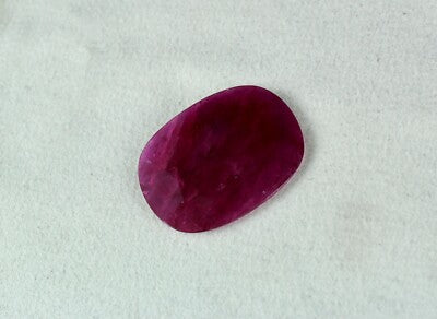 Certified Natural Heated Mozambique Ruby Oval 32x25mm 38.40 Ct Gemstone Pendant