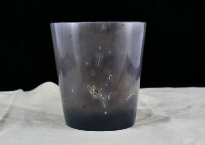 Hand Carved 1474 Ct Natural Chalcedony Gemstone Glass Decor