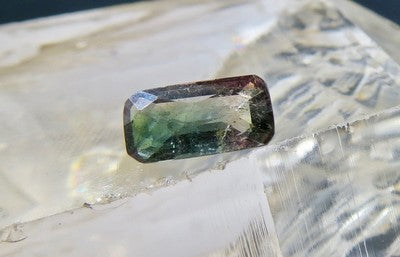 12x6 Mm Natural Multi Tourmaline 3.09 Ct Rectangle Ring Pendant Gemstone
