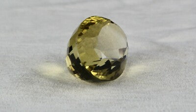 Certified Natural Lemon Quartz Oval 158.82 Ct 39x27mm Loose Gemstone Pendant