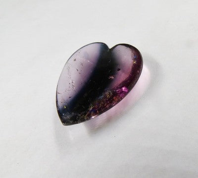 Certified Multi Tourmaline Heart Cabochon 28x25mm 25.35ct Loose Gemstone