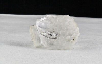 Natural Crystal Quartz Gemstone Buddha Head 2.5 Inch 629 Ct Home Decor Statue