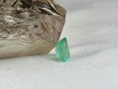 Natural Colombian Emerald Pear & Octagon Cut Loose Gemstones Pendant 12.65 Ct