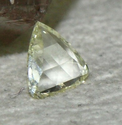 Certified Natural Rose Cut Diamond 0.90ct Triangle Loose Stone For Ring Pendant