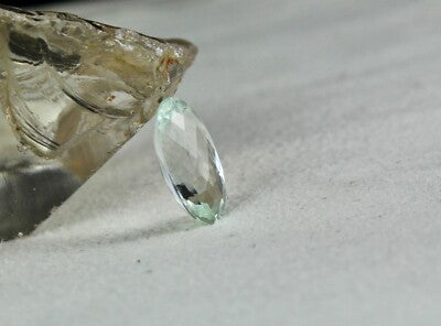 Finest Natural Blue Aquamarine 7.08 Ct Oval Gemstone For Ring Pendant