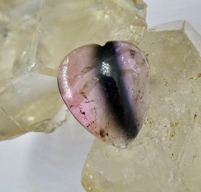 Certified Multi Tourmaline Heart Cabochon 28x25mm 25.35ct Loose Gemstone