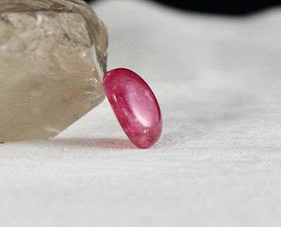 Certified Natural Burmese Ruby 7.36 Cts Oval Cabochon Gemstone Ring Pendant