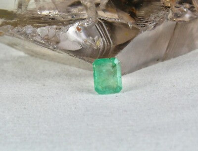 Natural Colombian Emerald Pear & Octagon Cut Loose Gemstones Pendant 12.65 Ct