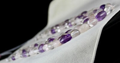 Multi Natural Semi Precious Gemstone Necklace 1080 Cts Fashion Beads Cabochon