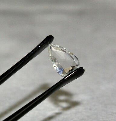 Certified Natural Diamond Pear 0.93 Ct I Colour Sterling Silver Ring Pendant