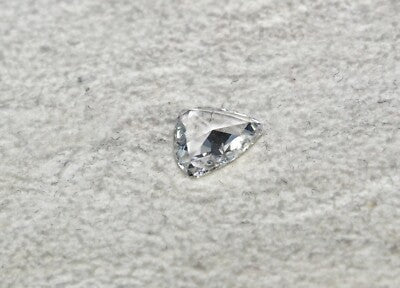 Certified Natural Rose Cut White Diamond Heart 0.87 Ct Loose Ring Pendant