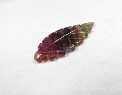 Natural Multi Tourmaline 9.79ct Carved Gemstone For Pendant Ring Brooch