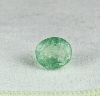 Certified Natural Colombian Emerald 13x11mm 8.12 Ct Oval Cut Gemstone Ring