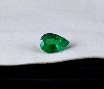 Certified Gtl 11x7mm Natural Emerald 2.64 Ct Pear Gemstone For Ring Pendant