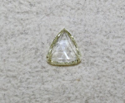 Certified Natural Rose Cut Diamond 0.90ct Triangle Loose Stone For Ring Pendant