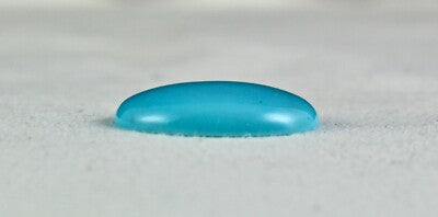 Natural Arizona Turquoise Gemstone Oval Cabochon 14.88ct For Ring/pendant