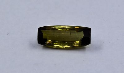 Natural Green Multi Tourmaline Fancy Cut 3.88 Ct Gemstone Ring Pendant