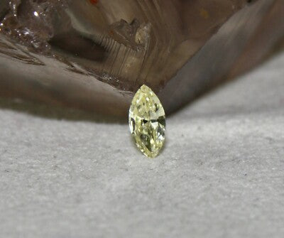 Certified Fancy Natural Diamond Marquise Cut 0.45 Ct Stone For Ring Pendant