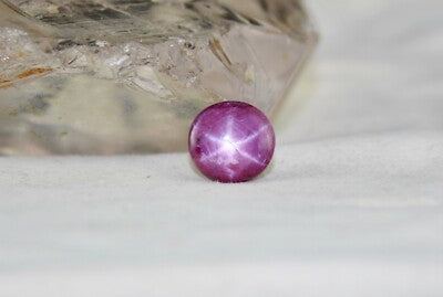 Certified Natural 6 Line Star Ruby Oval Cabochon 10.65ct Gemstone Ring Pendant