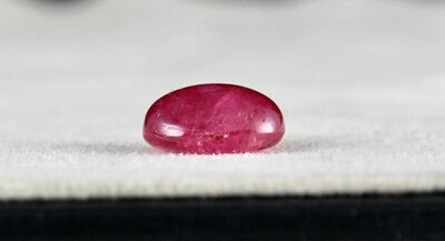 Certified Natural Burmese Ruby 7.36 Cts Oval Cabochon Gemstone Ring Pendant
