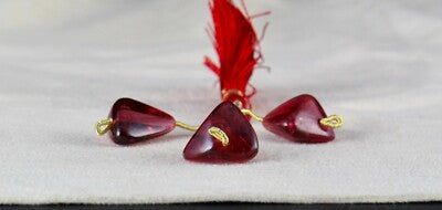 Certified Natural Tourmaline 38.30ct Unshape Beads Pendant Earring Set For Women