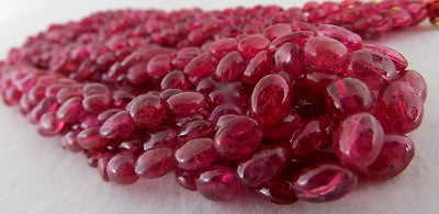 Certified Natural Spinel Beads 394 Ct Sterling Silver Vintage Necklace