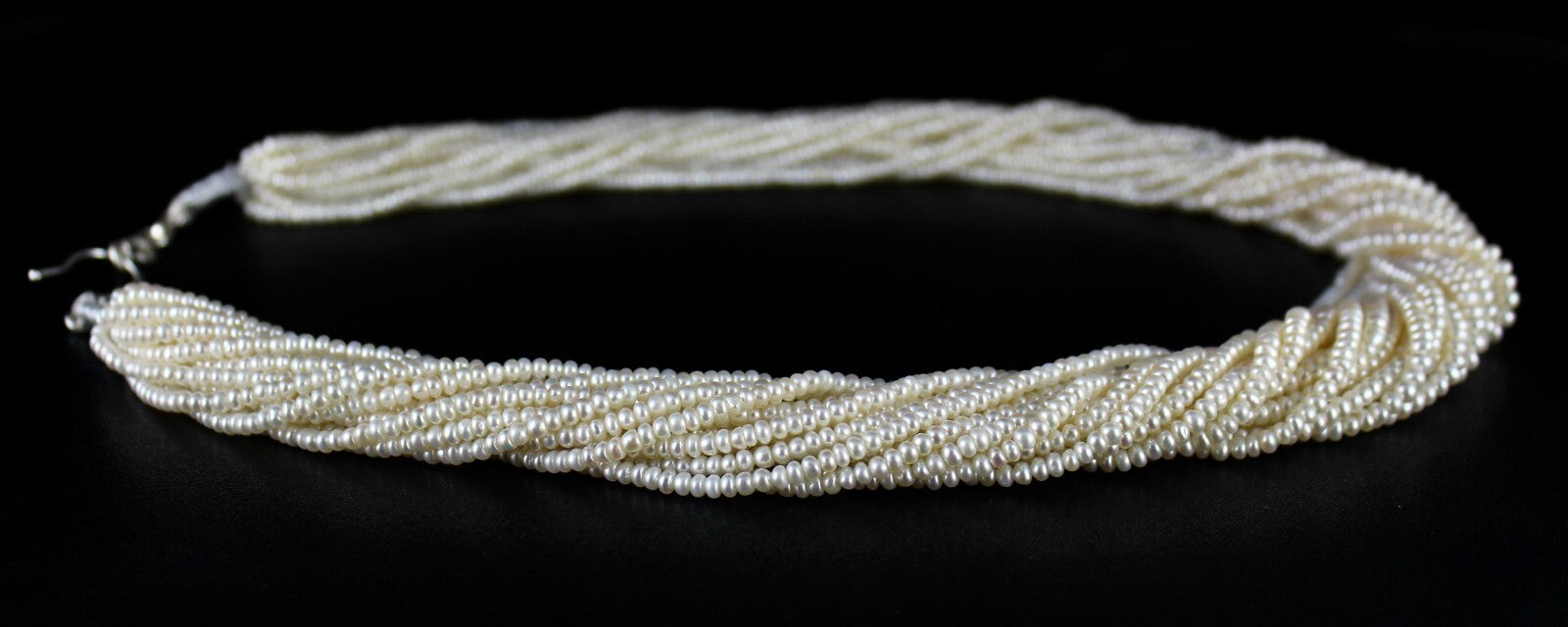 Certified Genuine Freshwater Pearl 807ct Beads Round Gemstone Fashion Necklace