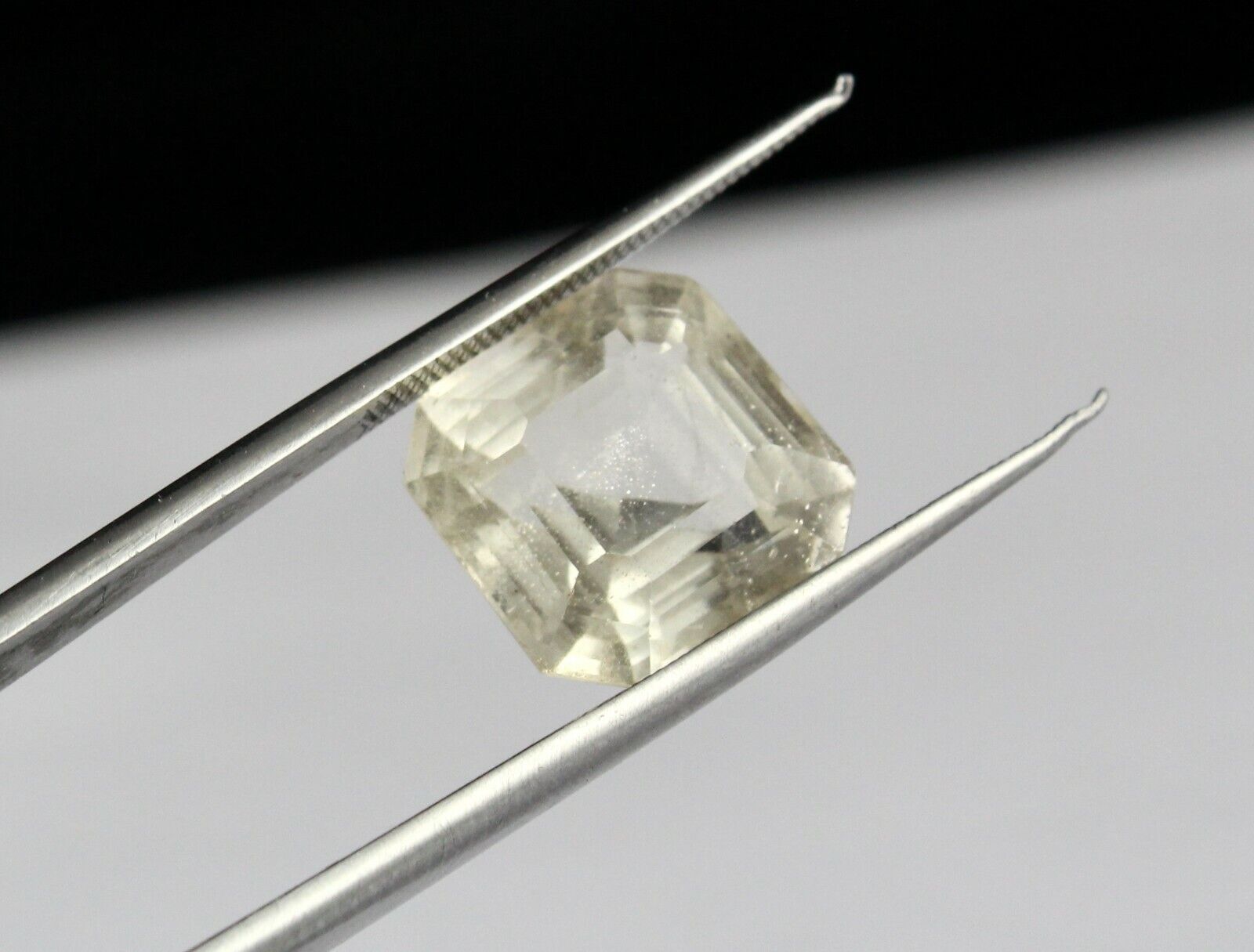NATURAL UNHEATED YELLOW SAPPHIRE OCTAGON CUT 10.70 CARATS GEMSTONE RING PENDANT