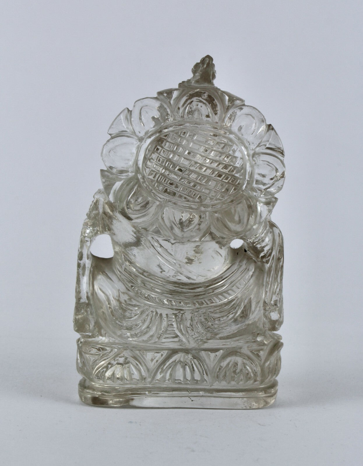 Smoky Quartz 1605ct Lord Krishna Gemstone Spiritual Decor Statue