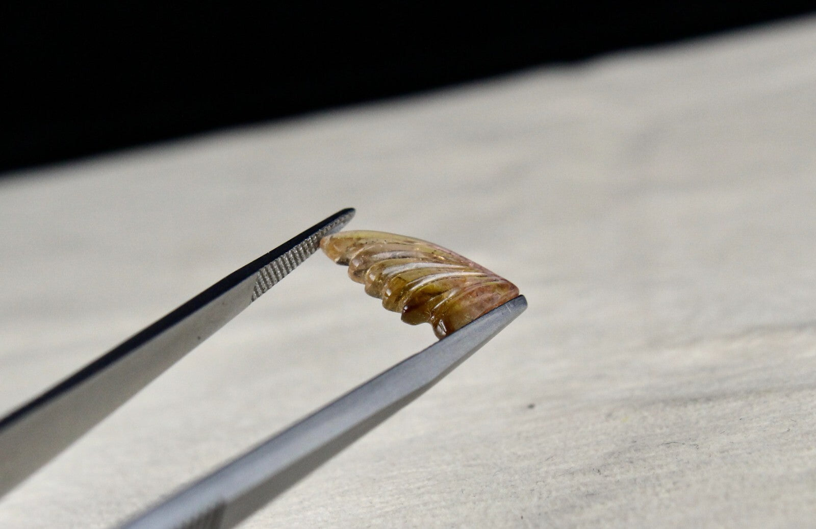 Natural Multi Color Tourmaline 7.70 Ct Carved Gemstone For Pendant Earring