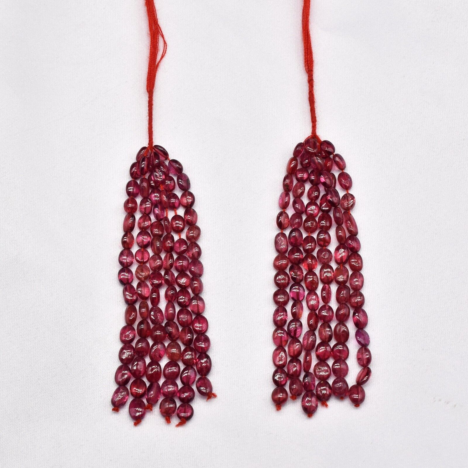 Natural Certified Spinel Beads Tassel 61 Ct Designing Gemstone Hanging Earring